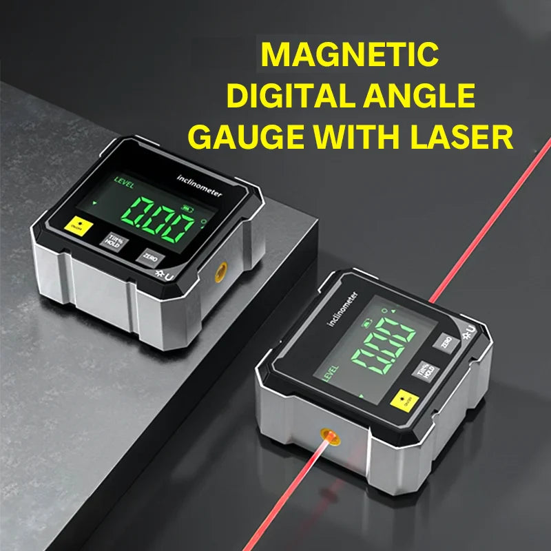Digitalt magnetisk laser-vinkelpas
