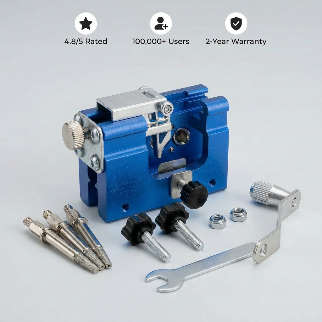 Kit di affilatura per motoseghe (3 teste)